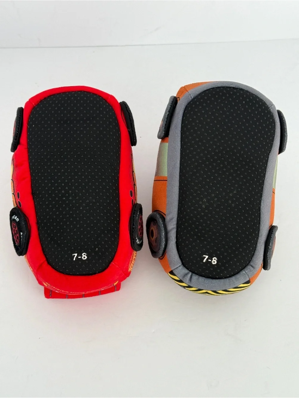 Disney Pixar Cars Lightning McQueen and Mater Plush Toddler House Slippers